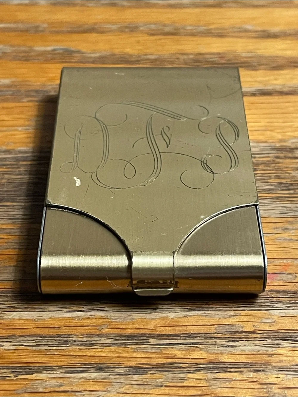 Sweet 'N Low Brass Advertising Promo Pocket Sugar Packet Holder Case